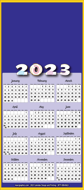 calendar hand outs