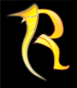 R lettermark