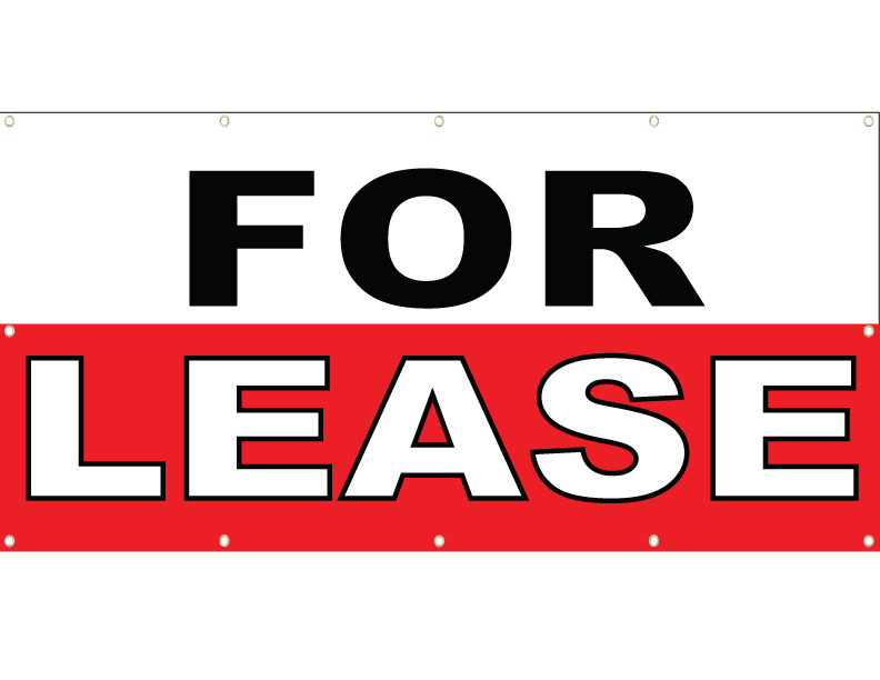 4x2 for lease vinyl banner